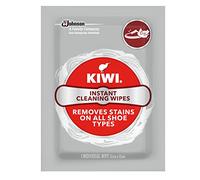 Kiwi Instant Shoe Cleaning Wipes for All Shoe Types, Pack of 4