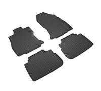 KIWI MASTER Floor Mats Compatible for 2019-2023 Subaru Forester Accessories All Weather Mat Front & 2nd 2 Row Seat TPE Slush Liners Black J501SSJ030