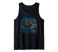 Kiwi Night City Neo Noir Art Tank Top