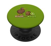 Kiwi Not Kiwi Animal Kiwi Fruit New Zealand Kiwi Bird PopSockets Adhesive PopGrip