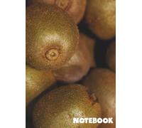Kiwi Notebook A4 - 120 Pages Lined Journal: Glossy Cover, Fresh Fruit Design