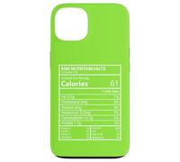 Kiwi Nutrition Facts Funny Macro Fruit Info Graphic Case for iPhone 13