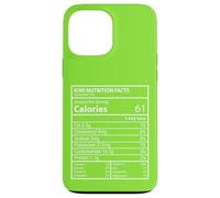 Kiwi Nutrition Facts Minimal Data Style Design Case for iPhone 13 Pro Max