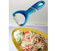 Kiwi Papaya Salad Shredder Peeler Somtum Thai Vegetable Zigzag Stainless Steel Kitchen Tool from Thailand