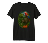 Kiwi & Parrots Jungle Still Premium T-Shirt