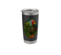 Kiwi & Parrots Jungle Still Stainless Steel Insulated Tumbler