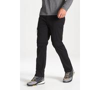 'Kiwi Pro II Convertible' Regular Fit Zip Off Trousers Craghoppers Black 40R