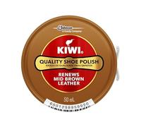 KIWI Shoe Polish, Mid Brown, 50ml