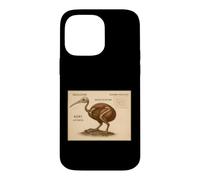 Kiwi Skeleton Vintage Bird Chart Case for iPhone 14 Pro Max