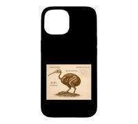 Kiwi Skeleton Vintage Bird Chart Case for iPhone 15