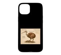 Kiwi Skeleton Vintage Bird Chart Case for iPhone 15 Plus