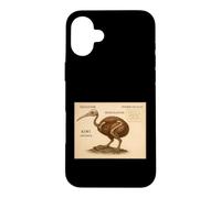 Kiwi Skeleton Vintage Bird Chart Case for iPhone 16 Plus