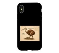 Kiwi Skeleton Vintage Bird Chart Case for iPhone X/XS