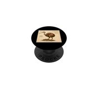 Kiwi Skeleton Vintage Bird Chart PopSockets Adhesive PopGrip