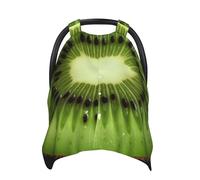 Kiwi Slice Baby Car Seat Canopy Cover, Multi Use Breathable Nursing Breastfeeding Covers for Mom Soft Stroller Sun Shade Newborn Shower Gift