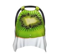 Kiwi Slice Baby Car Seat Canopy Cover, Multi Use Breathable Nursing Breastfeeding Covers for Mom Soft Stroller Sun Shade Newborn Shower Gift