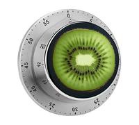 Kiwi Slice Magnetic Timer Manual Kitchen Timers for Cooking Cute Egg Timers Loud Countdown Clock Mechanical Countdown Timer for Classroom Gym Baking Exercise Study Workout Clock