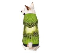 Kiwi Slice Print Dog Hoodie Sweatshirt For Small Dogs, Warm, Soft And Breathable Pet Clothes, Easy To Wear Jumper For Winter And Fall Warm