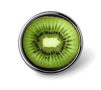 Kiwi Slice Round Badge Cute Brooch Hats Jackets Decor Personalized Lapel Pin Clothing Jewelry Accessories for Wedding Party Gift