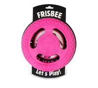Kiwi Walker Lets Play Pink Frisbee Dog Toy