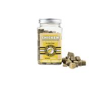 KIWI WALKER Freeze-Dried Dog Treats, Mix Flavours (1 Tin, Chicken Liver + Spinach + Pumpkin)