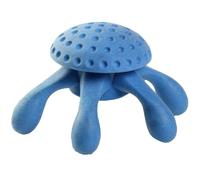 KIWI WALKER Let's Play! Octopus Dog Toy - Durable TPR Foam, Soft on Teeth & Gums - Floats in Water, Interactive Outdoor Play - Perfect for Medium & Large Dogs - Maxi Size 17cm, Blue