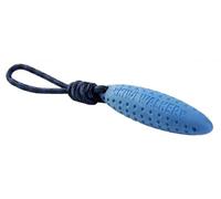 KIWI WALKER Let's play! ZEPPELIN - Blue - Fetch/Play Toy for Dogs - TPR Foam, Soft on Teeth & Gums - Floats in Water, Ideal for all Dogs, Interactive Outdoor & Water Play Toy