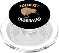 Kiwi Wings Overrated Flightless Bird Humor PopSockets PopGrip for MagSafe