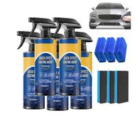 Kiwient Car Spray, Sopami Car Coating Spray, Waterless Cars Wash Quick Effect Coating Agent, Long-Lasting Protection Improves Clarity and Visibility (5SET)