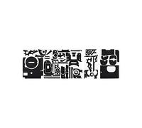 KIWIFOTOS Camera Body Skin Guard Protector Anti-Scratch Cutting Sticker Protector Film for Sony a9 II - Matrix Black
