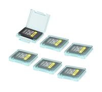 KIWIFOTOS Cfexpress Type A Card Case Memory Card Storage Holder for Sony Alpha A1II A1 A9III A9II A7RV A7SIII A7IV FX6 FX3 FX30 (6 Pack Plastic Case Box)