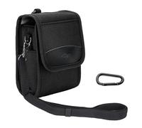 KIWIFOTOS Compact Camera Bag Small Pouch with Sling Strap for Sony ZV1 ZV1F RX100 Series, Ricoh GRIV GRIII GRII Powershot G7X G5XII SX720 Lumix TZ99 Kodak PIXPRO WPZ2 (Fits Size 13 x 8 x 5cm) Black