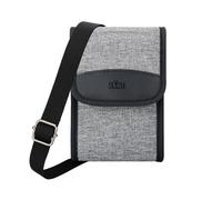KIWIFOTOS Compact Camera Sling Bag, Travel Pouch Case, Camera Shoulder Bag SLR/Mirrorless Digital Camera and Lenses for Canon, Nikon, Sony, Fujifilm, Ricoh with Shoulder Strap (Gray)