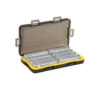 KIWIFOTOS Compact Small Battery Organizer Storage Case Holder 8 Slots fits AA 14500 Batteries (Yellow)