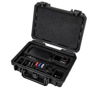 KIWIFOTOS Hard Waterproof Case Compatible with DJI Osmo Action 5 Pro Adventure Combo Accessories Kit & for DJI Action 4/Action 3 Camera Outdoor Travel Carrying Shockproof