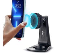 KIWIFOTOS Magnetic Cell Phone Stand, Desktop Mobile Phone Holder for iPhone 12 11 Pro XS X 8 7 6, Android, MagSafe Charger, Kindle and More, Universal Phone Dock with 1/4"-20 Female & Arca-Swiss