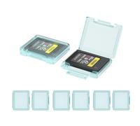 KIWIFOTOS Memory Card Case,6-Pack CFexpress Type A Card Storage Holder for Sony Alpha A1 II, A1, A9 III, A9 II, A7R V, A7S III, A7 IV, FX6, FX3, FX30 - Portable Camera Cards Storage Box With Labels