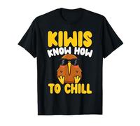 Kiwis Know How to Chill Cool Sunglasses Kiwi T-Shirt