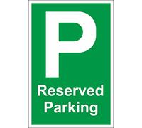 Kiwistar - Alu-Dibond - Sign - 60x40cm - Reserved Parking - Warning - Notice - Sticker - Safety - School - Home - Office