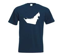 Kiwistar United Arab Emirates T-Shirt Printed Design Print Gift Idea Navy