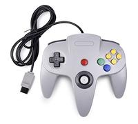 KIWITATA Classic N64 Controller, Retro N64 Wired Remote Joystick Gamepad Controller Compatible with N64 Video Game System Console Gray