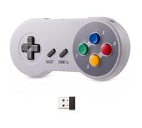 KIWITATA Retro Wireless SNES USB Controller kiwitatá Rechargeable SNES Classic USB PC Game Pad Emulator Controller for Windows PC MAC, Raspberry PI