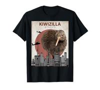 Kiwizilla Funny Kiwi T-Shirt | New Zealand Bird Lovers Gift T-Shirt