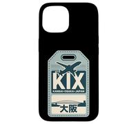 KIX Kansai Osaka Japan Airport CodeJapanese Kanji Souvenir Case for iPhone 15