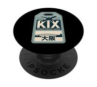 KIX Kansai Osaka Japan Airport CodeJapanese Kanji Souvenir PopSockets Adhesive PopGrip