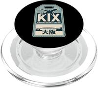 KIX Kansai Osaka Japan Airport CodeJapanese Kanji Souvenir PopSockets PopGrip for MagSafe
