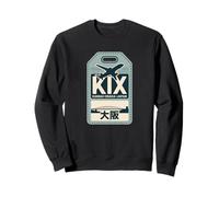 KIX Kansai Osaka Japan Airport CodeJapanese Kanji Souvenir Sweatshirt