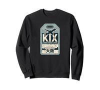 KIX Kansai Osaka Japan Airport CodeJapanese Kanji Souvenir Sweatshirt