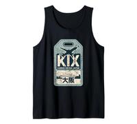 KIX Kansai Osaka Japan Airport CodeJapanese Kanji Souvenir Tank Top