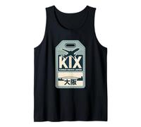 KIX Kansai Osaka Japan Airport CodeJapanese Kanji Souvenir Tank Top